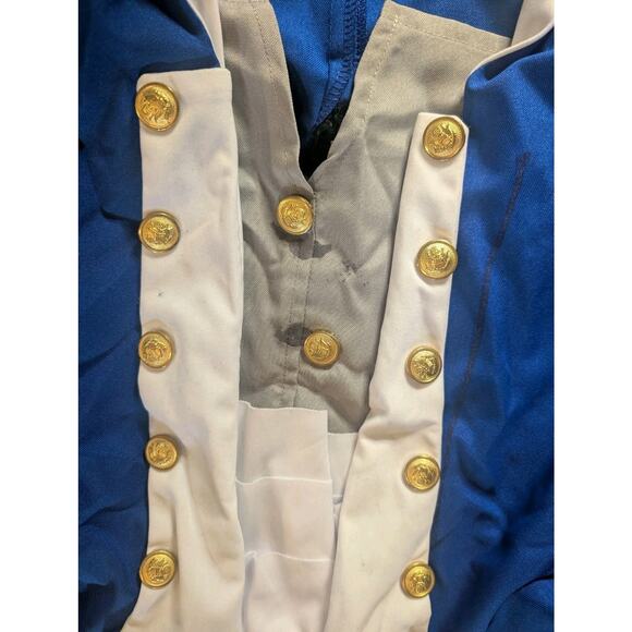 Founding Father Boys Size S Colonial Patriot Halloween Costume Revolutionary - Picture 7 of 16